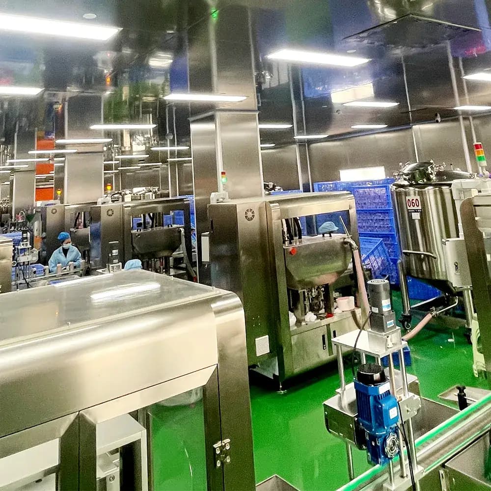 GMP clean production workshop for personal care manufacturing