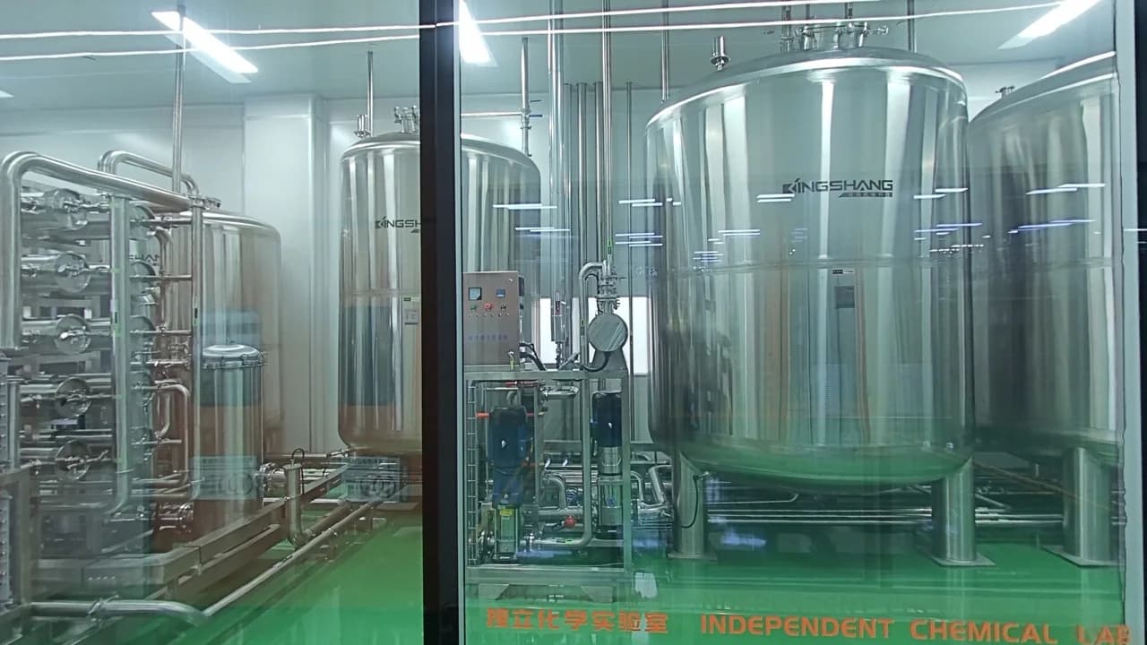 King Metis workshop equipment virtual view for skincare shower gel and body lotion OEM ODM factory review overview