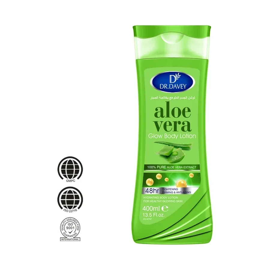DR.DAVEY aloe vera body lotion product for OEM ODM body lotion factory buyers