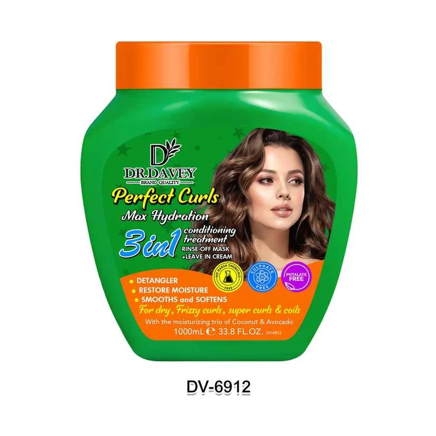 بلسم الشعر DR.DAVEY سعة 1000 ml، خدمة OEM/ODM، رمز DV-6912