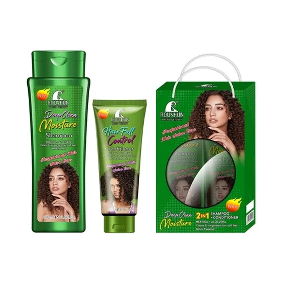 ROUSHUN مجموعة العناية بالشعر شامبو بخلاصة الألوفيرا 400 ml OEM/ODM Rs-30974