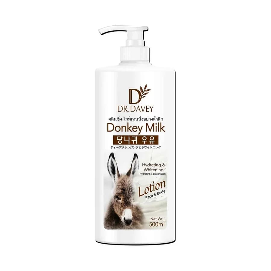 DR.DAVEY Body Lotion Donkey Milk Body Lotion model DV-6354 product image for OEM/ODM private label body lotion manufacturing