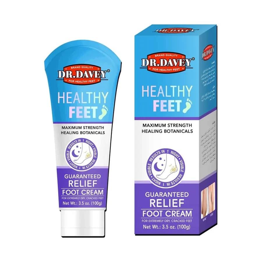 DR.DAVEY Cream Guaranteed Relief Foot Cream model DV-6458 product image for OEM/ODM private label body cream manufacturing