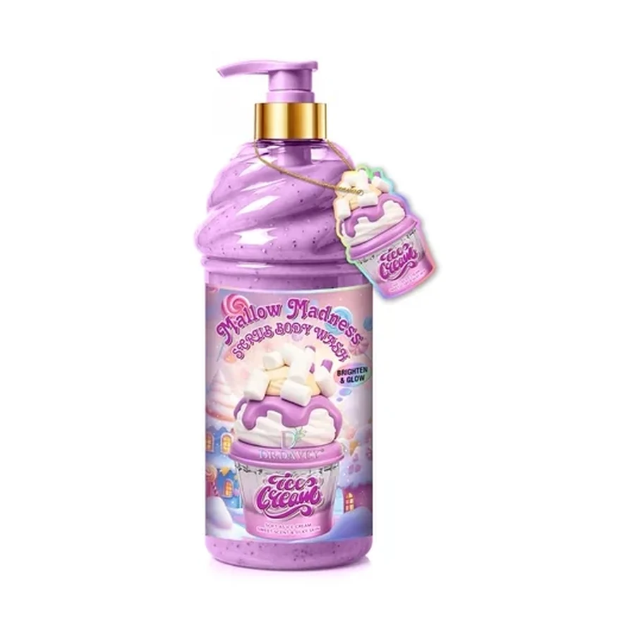 Gel douche exfoliant DR.DAVEY Dr.dr.dr.davey Mallow Madness 1000 ml, OEM/ODM, Dv-7018