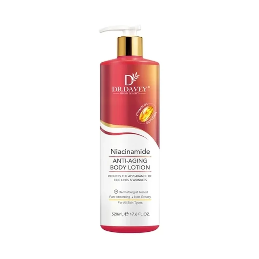 Lait corporel raffermissant DR.DAVEY Dr.dr.dr.davey Niacinamide 520 ml, OEM/ODM, Dv-6999