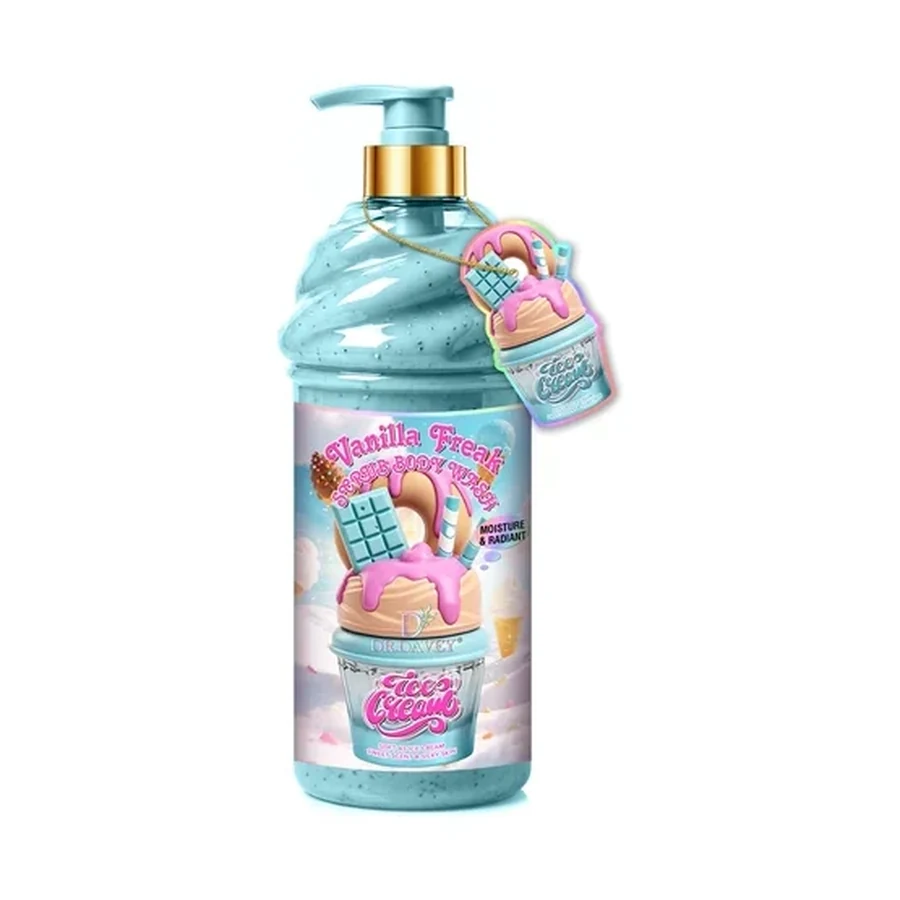 DR.DAVEY جل استحمام ومقشر بالفانيليا 1000 ml OEM/ODM Dv-7020