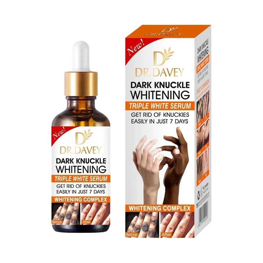 DR.DAVEY Serum Dark Knuckle Brightening Triple White Serum model DV-6451 product image for OEM/ODM private label skincare serum manufacturing