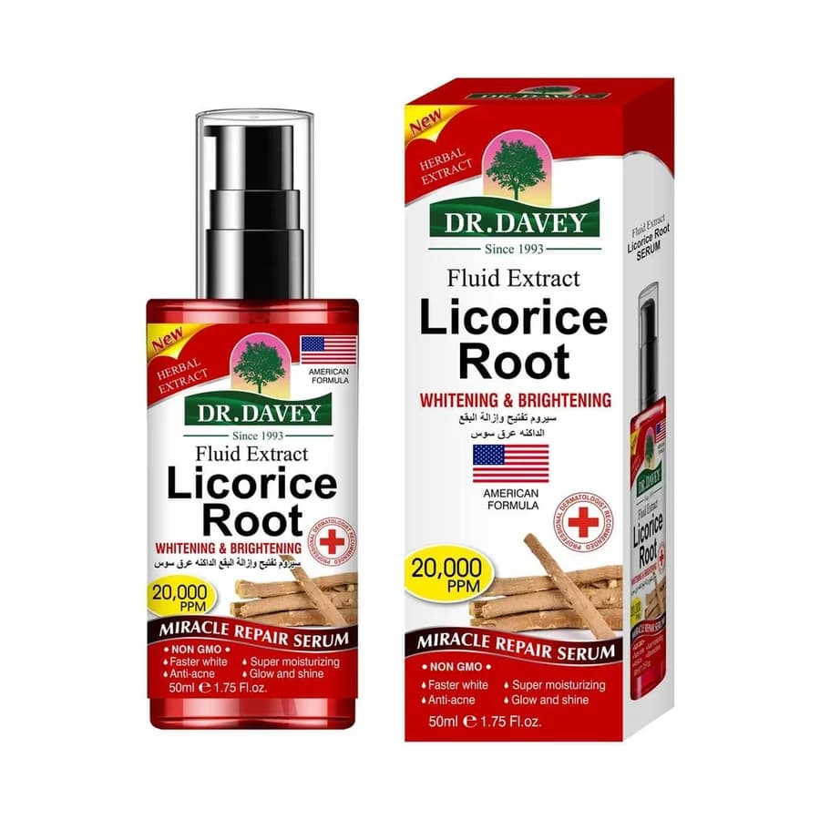 DR.DAVEY Licorice Serum model DV-6500 product image for OEM/ODM private label skincare serum manufacturing