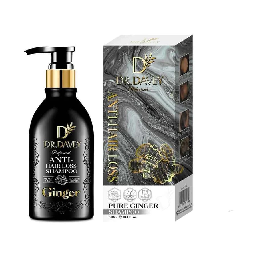 DR.DAVEY Shampoo Scalp Care Ginger Shampoo model DV-6336 product image for OEM/ODM private label shampoo manufacturing