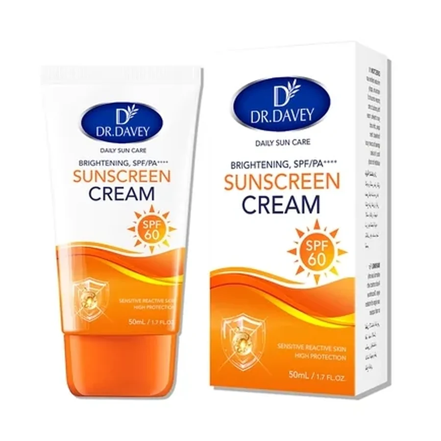 Crème solaire SPF DR.DAVEY, produit de soin personnel 50 ml, OEM/ODM, Dv-6942