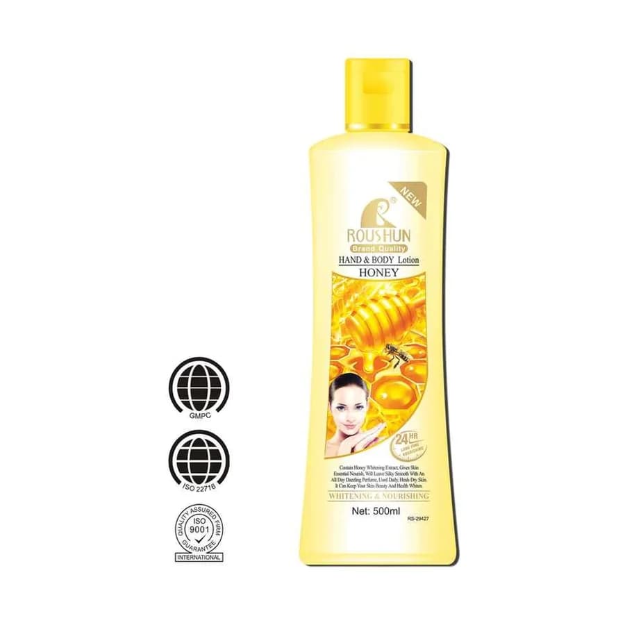 ROUSHUN Honey Body Lotion model RS-29427 product image for OEM/ODM private label body lotion manufacturing