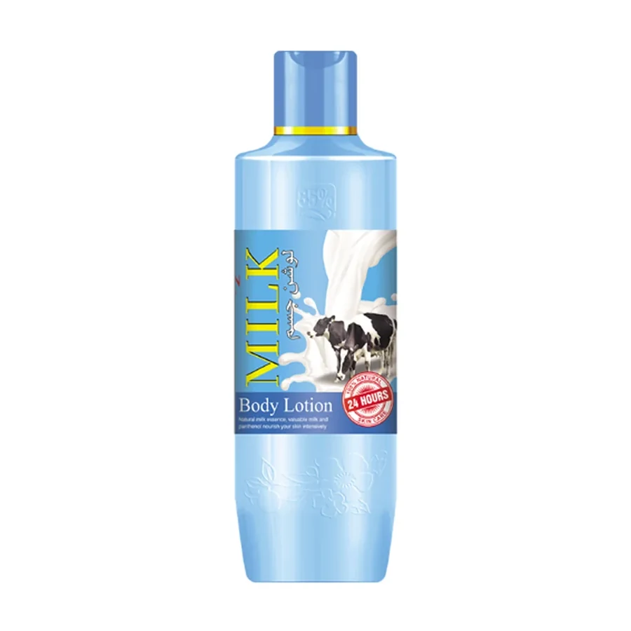 24 Hours Intensive Nourishing Milk Body Lotion Natural Milk Essence for Soft & Smooth Skin white background product image for OEM/ODM