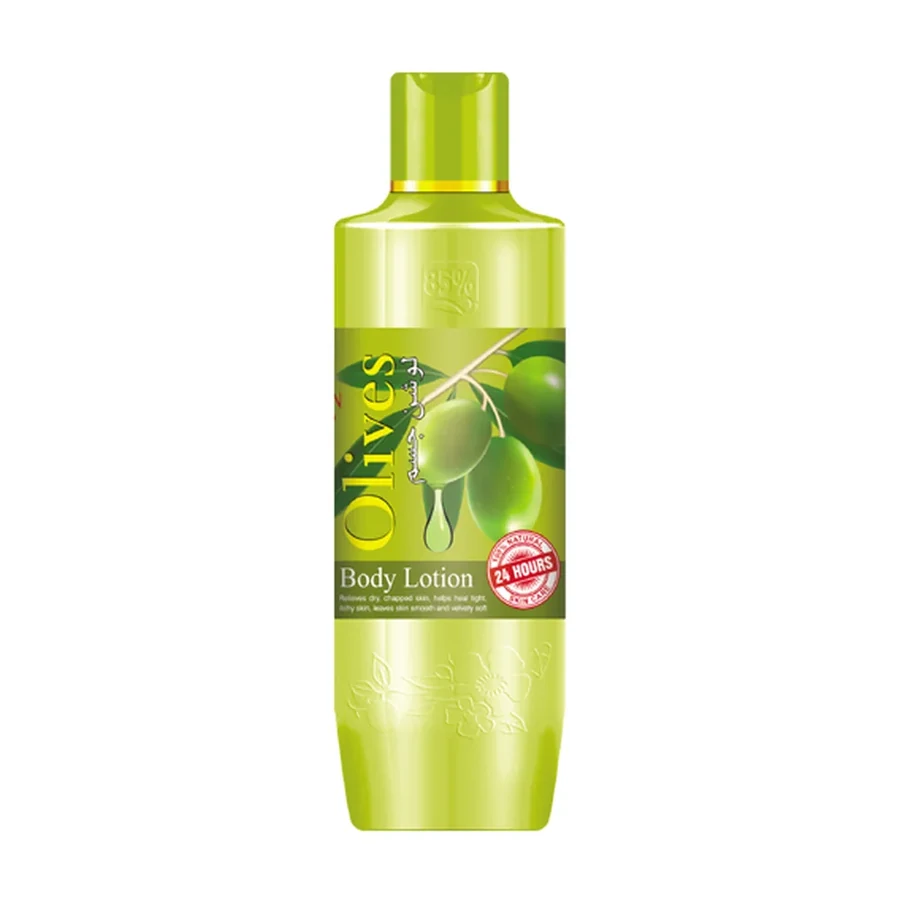 24 Hours Moisturizing Olive Body Lotion for Dry & Chapped Skin Nourishing & Smoothing Formula white background product image for OEM/ODM