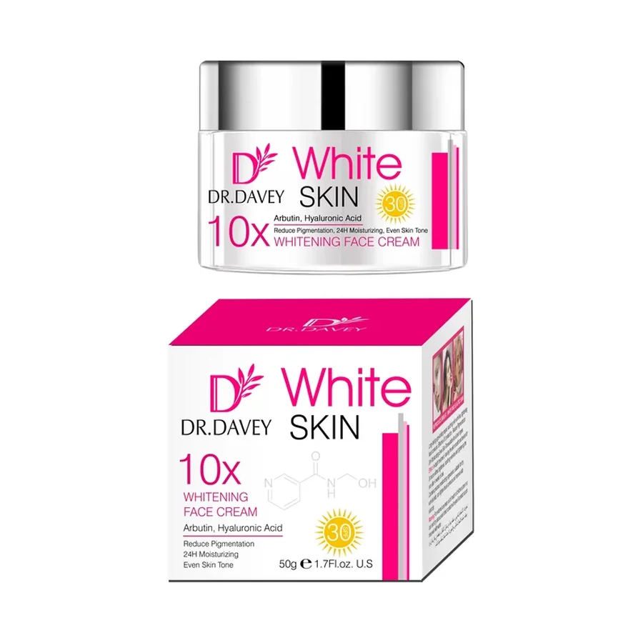 DR.DAVEY Crème éclaircissante pour le visage 10x 10x 50 g OEM/ODM Dv-6367
