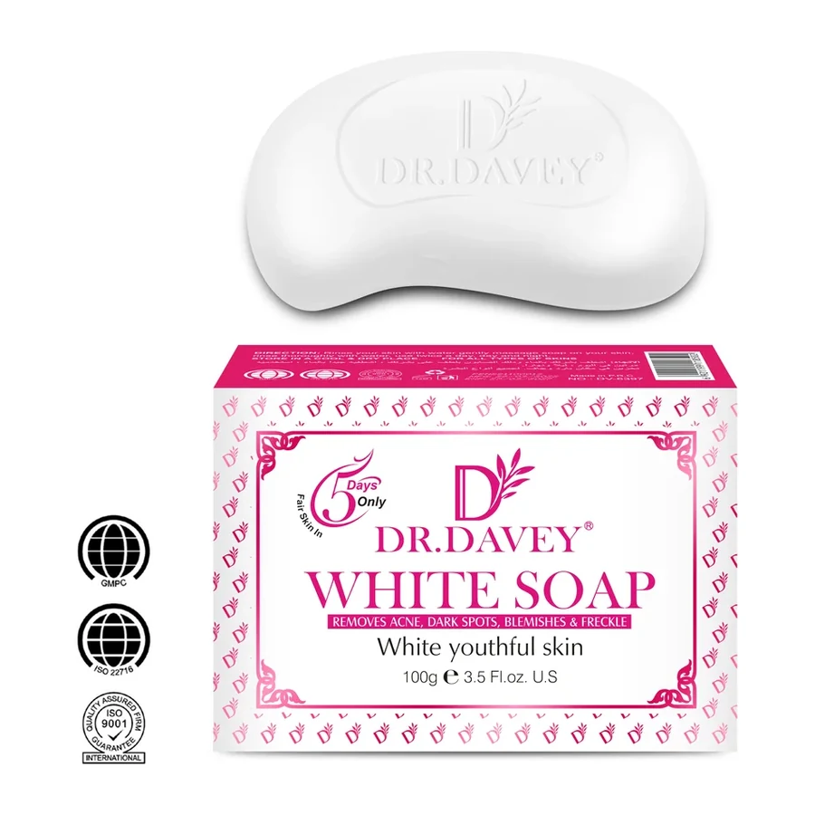 DR.DAVEY 5 Day Fair Skin Brightening Soap Organic Carrot Soap for Radiant Complexion & Deep Cleansing Private Label Wholesale white background product