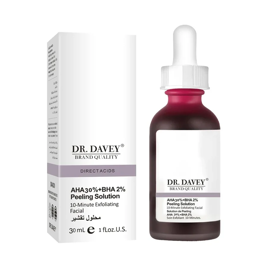 سيروم محلول التقشير AHA +bha من DR.DAVEY سعة 30 ml موديل OEM/ODM Dv-6266