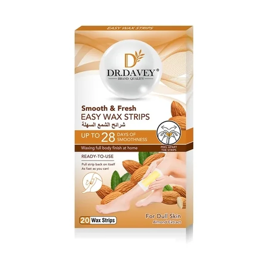 DR.DAVEY Almond Hair Remover Wax Strips Personal Care Product OEM/ODM Dv-6811 product image for OEM/ODM private label personal care product manufacturing
