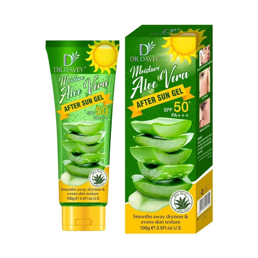 DR.DAVEY Aloe Vera After Sun Gel Personal Care Product 100 ml OEM/ODM Dv-6459 product image for OEM/ODM private label personal care product manufacturing