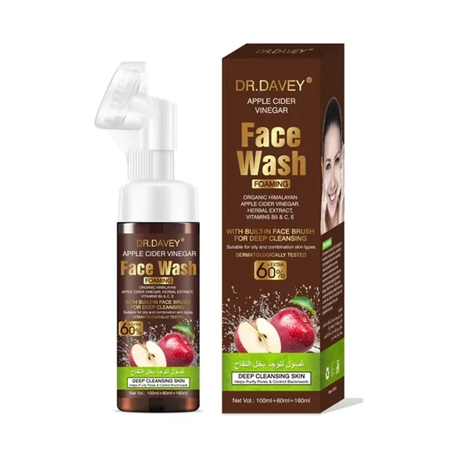 DR.DAVEY Apple Foam Cleanser Personal Care Product 160 ml OEM/ODM Dv-6286 product image for OEM/ODM private label personal care product manufacturing