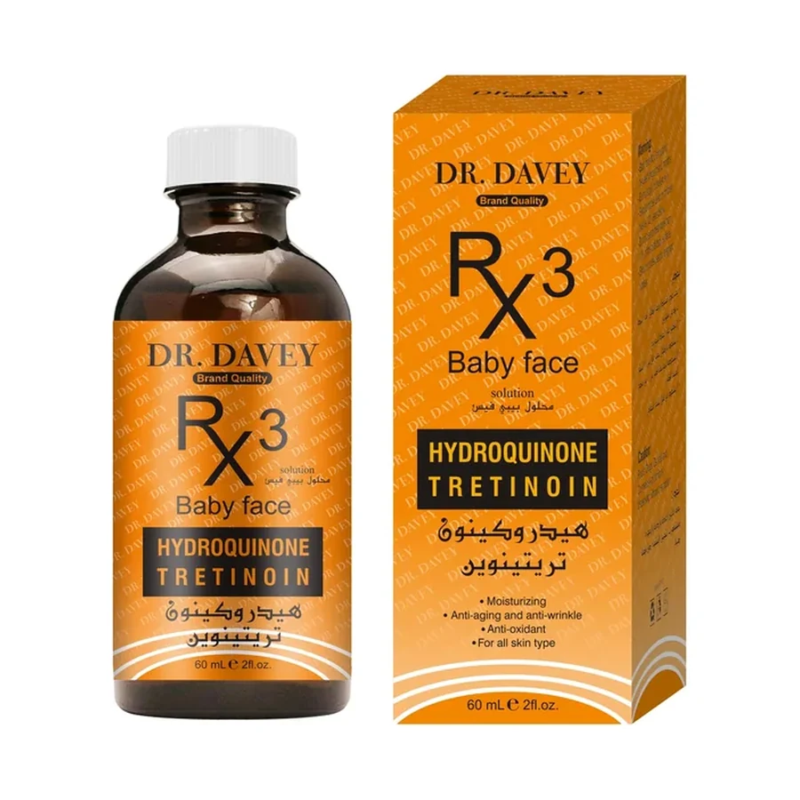 DR.DAVEY BABY FACE RX3 Personal Care Product 60 ml OEM/ODM Dv-6402 product image for OEM/ODM private label personal care product manufacturing