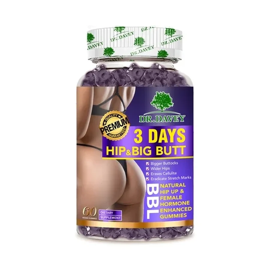 DR.DAVEY BBL Hip Big Butt Gummies Personal Care Product 3 g OEM/ODM Dv-6700 product image for OEM/ODM private label personal care product manufacturing