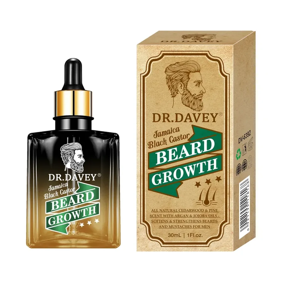 DR.DAVEY BLACK JAMAICA BEARD GROWTH Body Oil 30 ml OEM/ODM Dv-6392 product image for OEM/ODM private label body oil manufacturing
