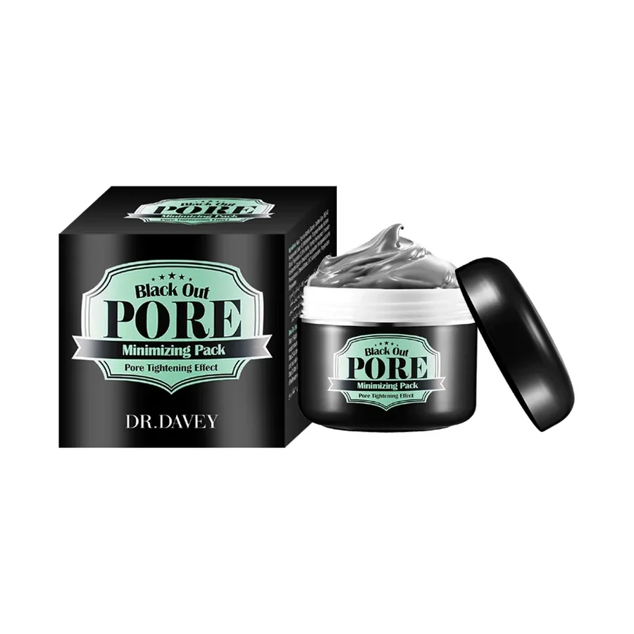 DR.DAVEY Black Out Pore Minimizing Pack Face Mask 100 g OEM/ODM Dv-6135 product image for OEM/ODM private label skincare manufacturing