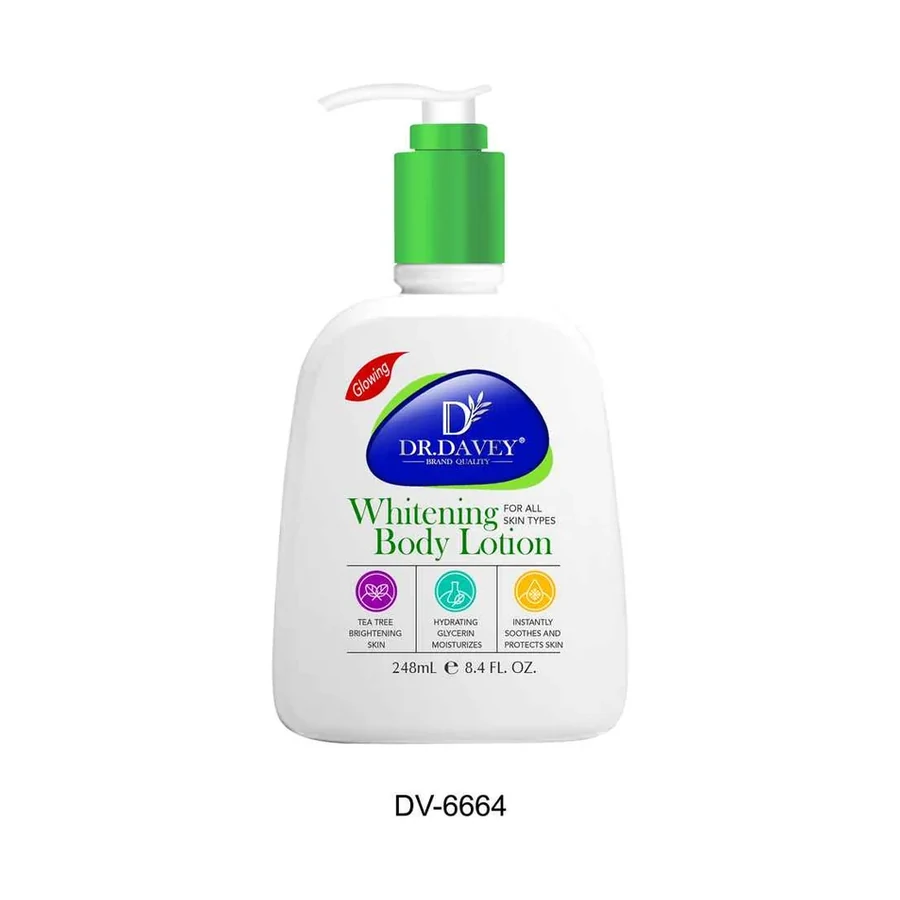DR.DAVEY Body Lotion Brightening Body Lotion model DV-6664 product image for OEM/ODM private label body lotion manufacturing