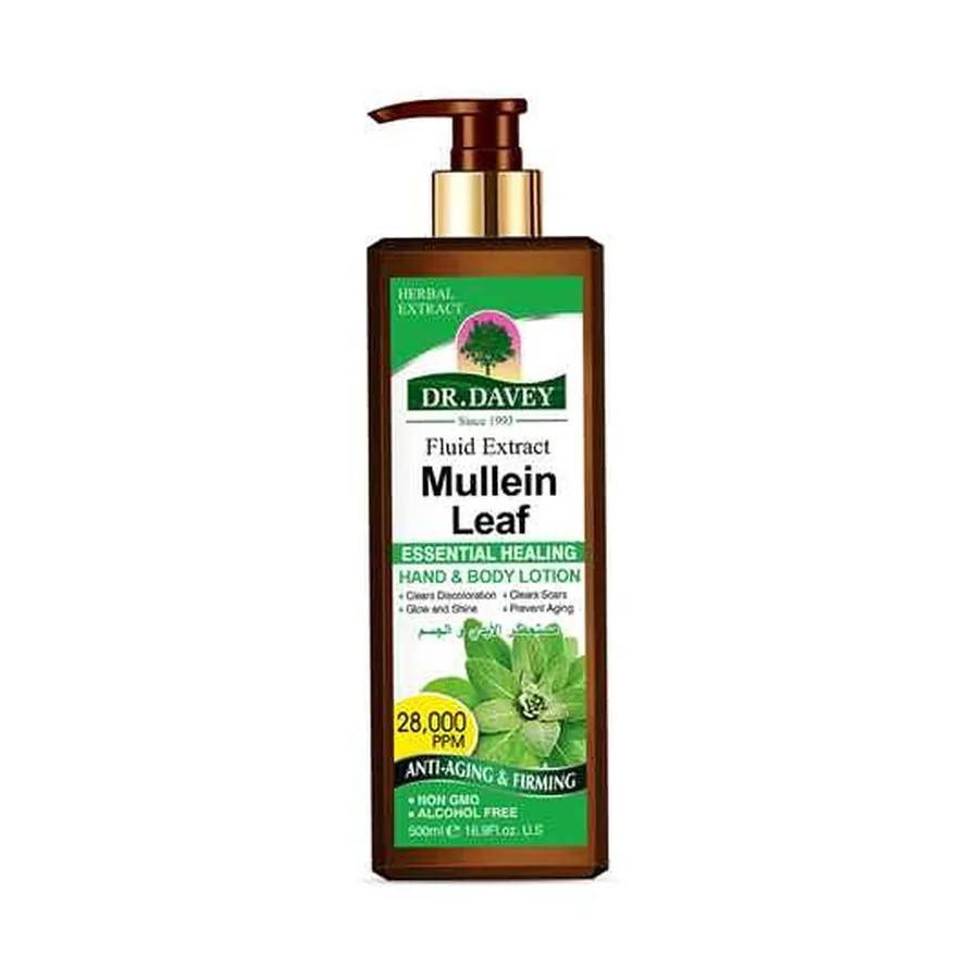 DR.DAVEY Body Lotion Mullein Leaf Body Lotion model DV-6553 product image for OEM/ODM private label body lotion manufacturing