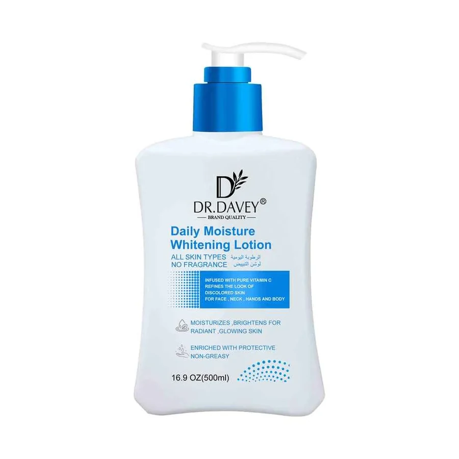 DR.DAVEY Daily Moisture Brightening Lotion model DV-6631 product image for OEM/ODM private label body lotion manufacturing