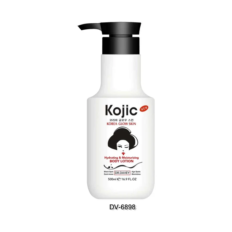 DR.DAVEY Korea Glow Kojic Body Lotion Body Lotion model DV-6898 product image for OEM/ODM private label body lotion manufacturing