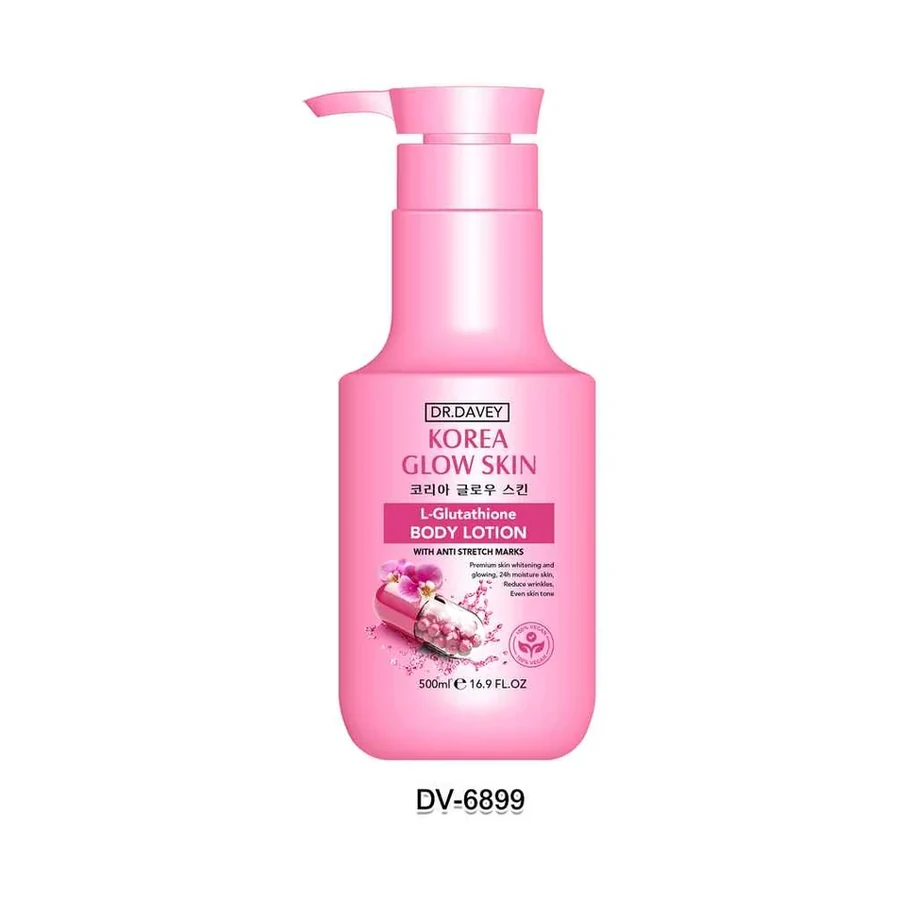 DR.DAVEY Korea Glow B3 Body Lotion Glow B3 Body Lotion model DV-6899 product image for OEM/ODM private label body lotion manufacturing