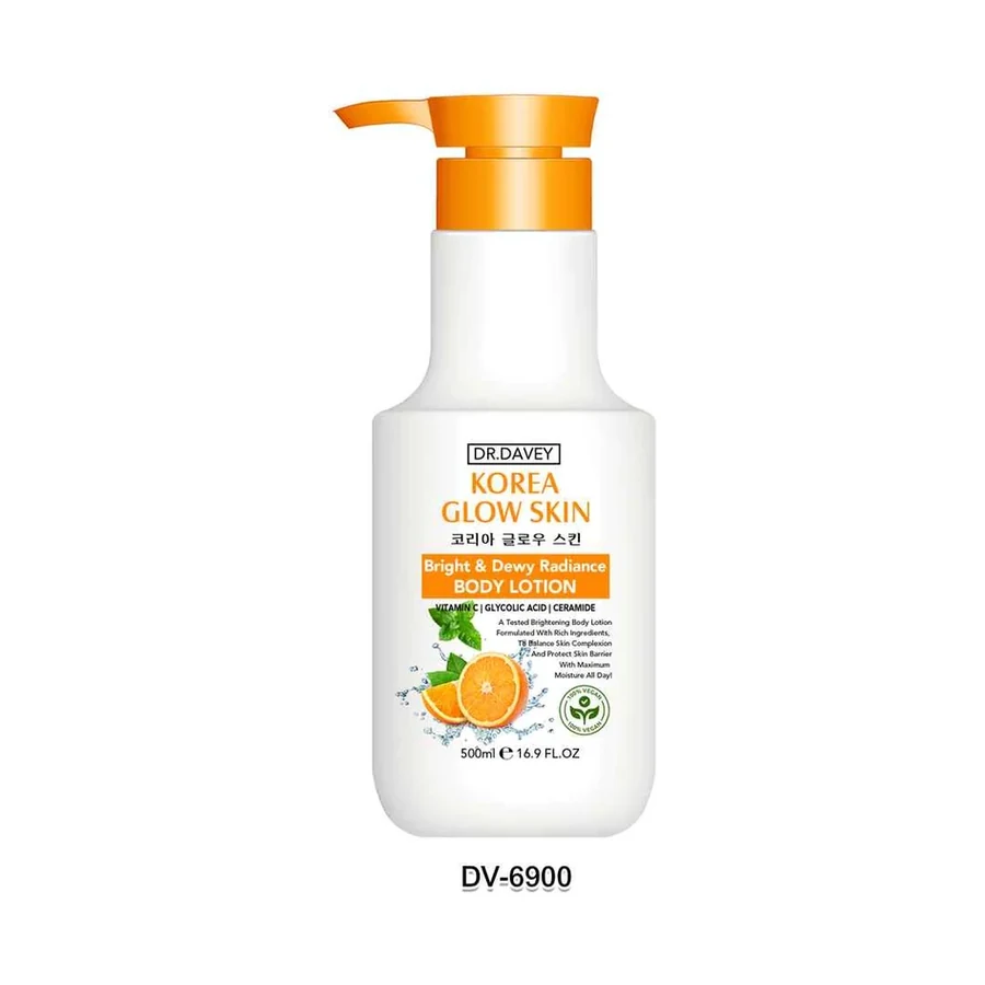 DR.DAVEY Korea Glow VC Body Lotion C Body Lotion model DV-6900 product image for OEM/ODM private label body lotion manufacturing