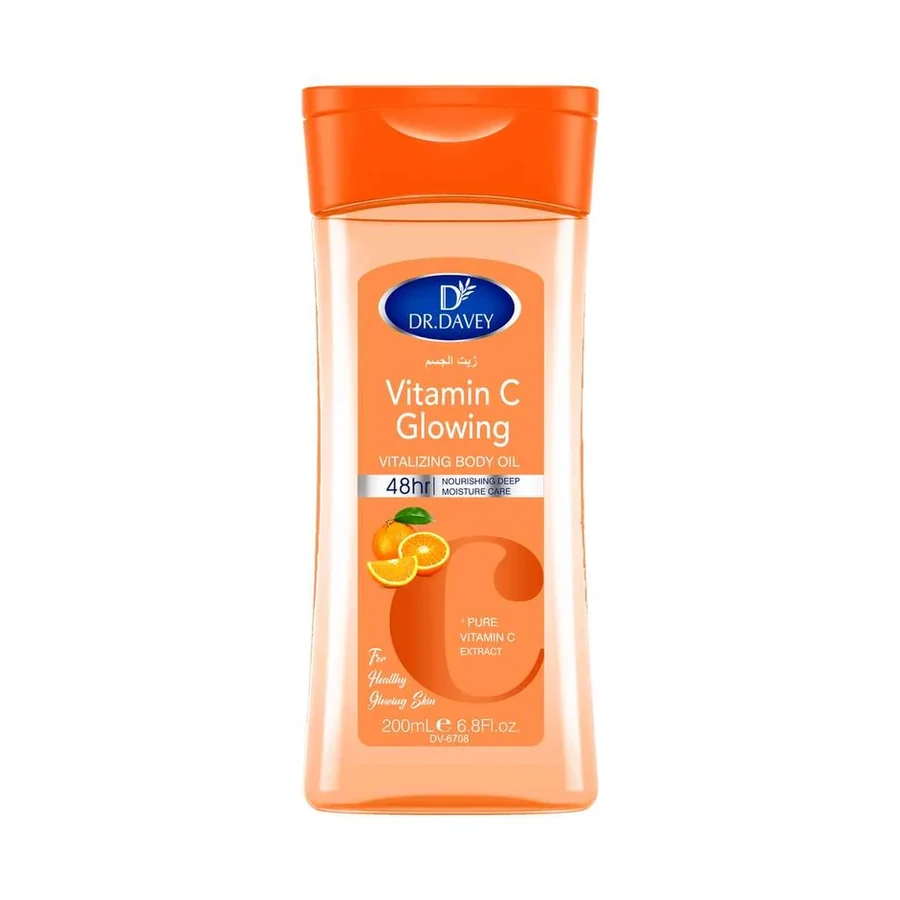 DR.DAVEY VC Body Oil model DV-6708 product image for OEM/ODM private label body oil manufacturing