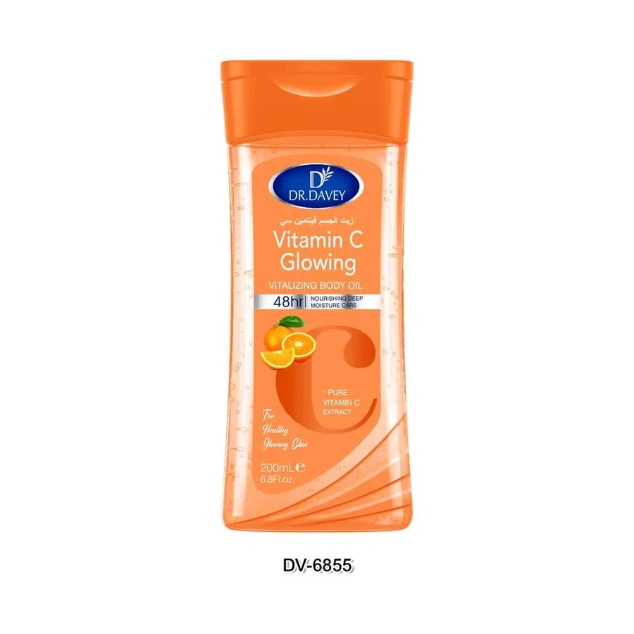 DR.DAVEY VC Body Oil VC Body Oil model DV-6855 product image for OEM/ODM private label body oil manufacturing