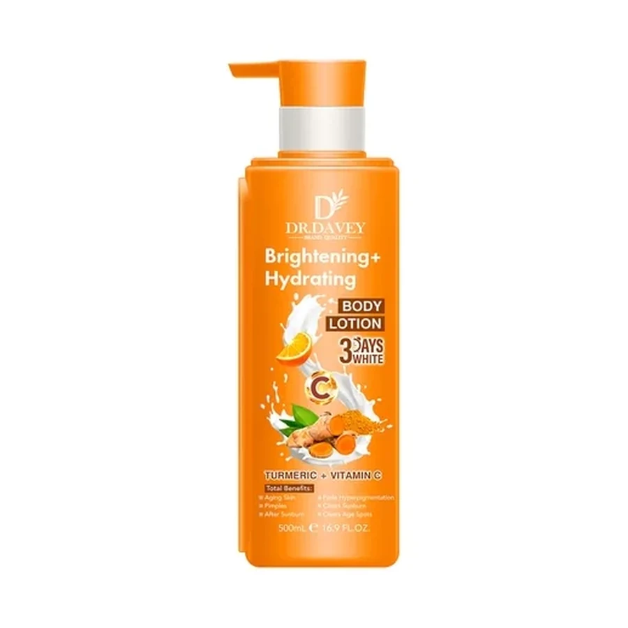 DR.DAVEY Brightening+hydrating Body Lotion 500 ml OEM/ODM Dv-6908 product image for OEM/ODM private label body lotion manufacturing