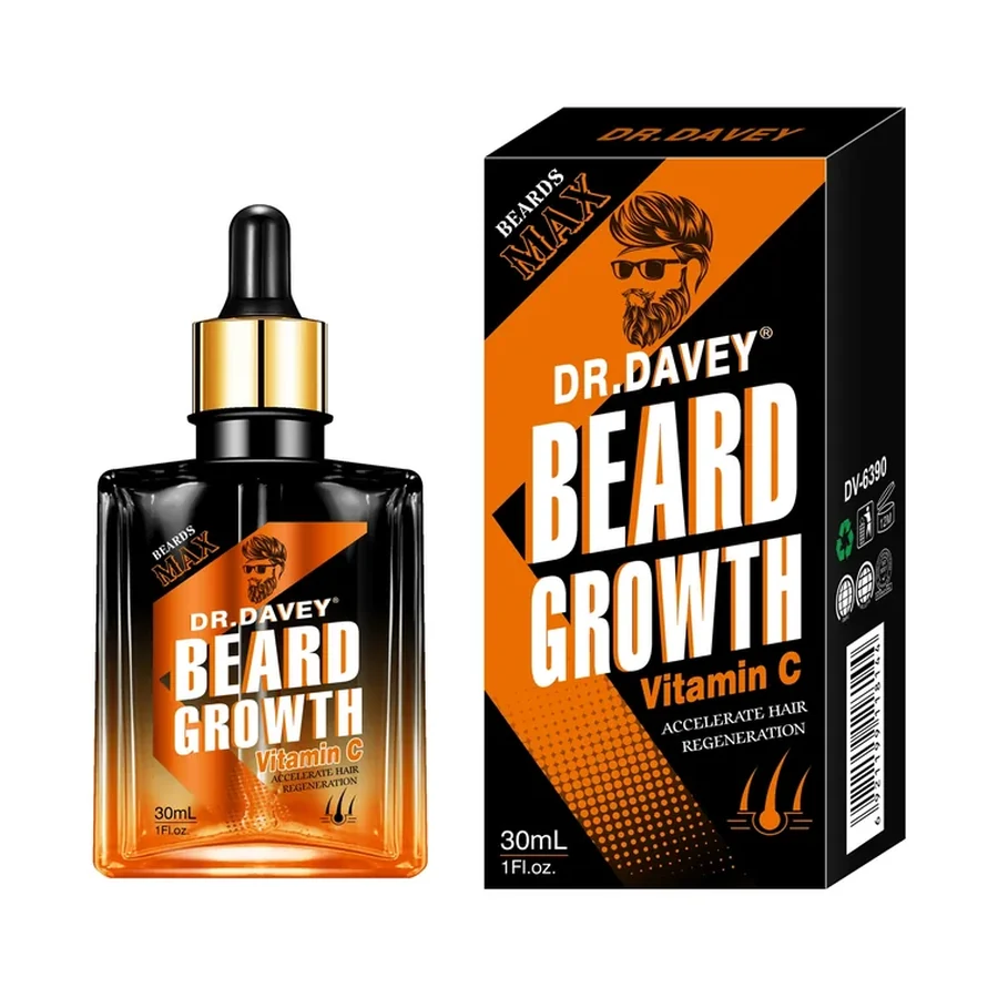 DR.DAVEY C VITAMIN C BEARD GROWTH Body Oil 30 ml OEM/ODM Dv-6390 product image for OEM/ODM private label body oil manufacturing