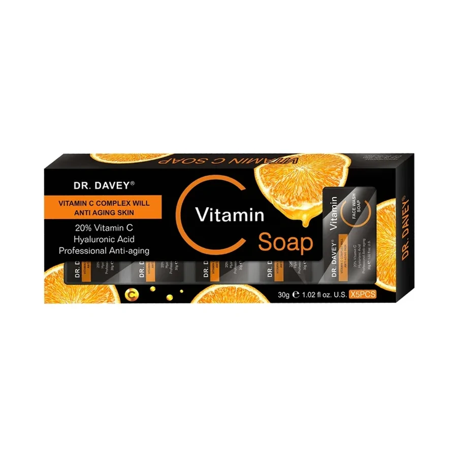 DR.DAVEY C Vitamin C Soap 30 g OEM/ODM Dv-6279 product image for OEM/ODM private label soap manufacturing