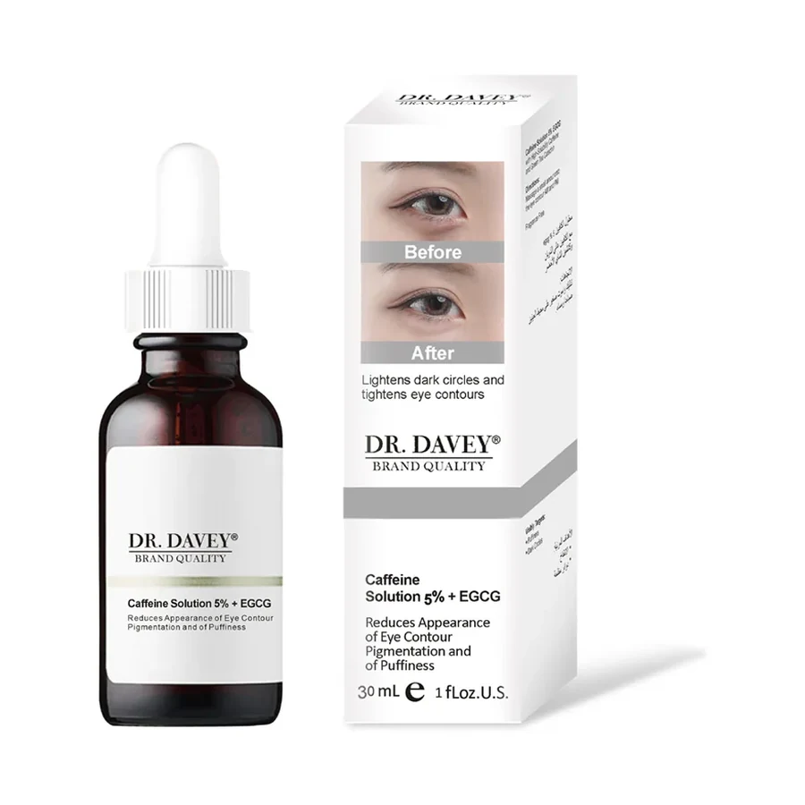 DR.DAVEY Caffeine Black Rim Eye Serum 30 ml OEM/ODM Dv-6212 product image for OEM/ODM private label skincare manufacturing