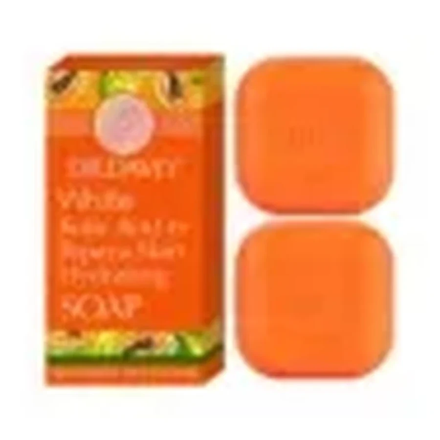 DR.DAVEY Children's Papaya Hydration & Moisturizing Bar Soap white background product image for OEM/ODM private label soap manufacturing