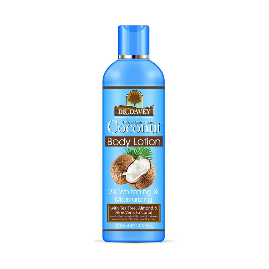 DR.DAVEY Coconut Body Lotion 500 ml OEM/ODM Dv-6439 product image for OEM/ODM private label body lotion manufacturing