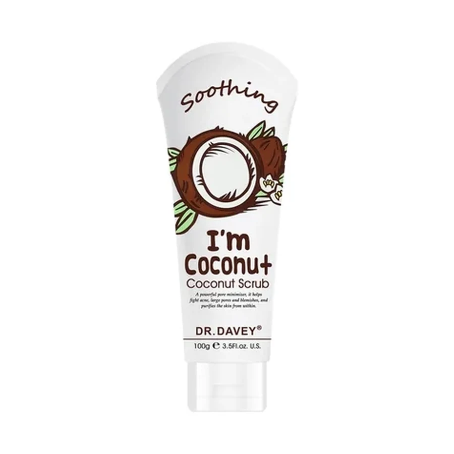 DR.DAVEY Coconut Scrub Personal Care Product 100 g OEM/ODM Dv-6317 product image for OEM/ODM private label personal care product manufacturing