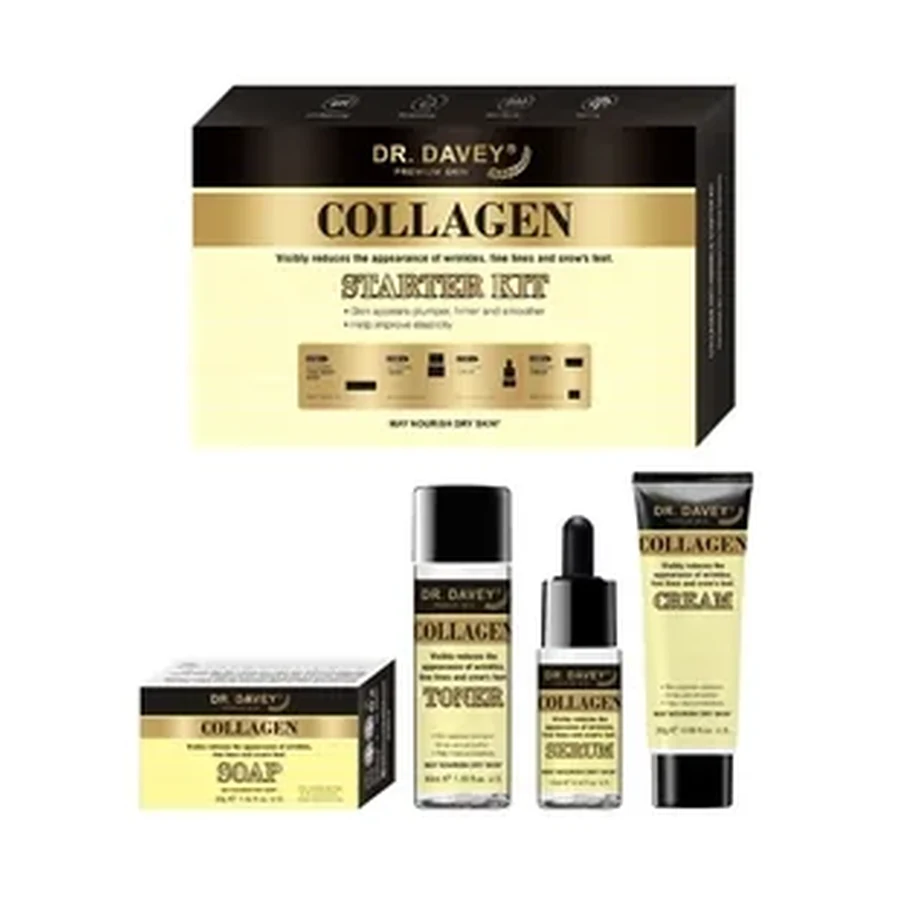 DR.DAVEY + Collagen Setsoap+toner+serum+face Face Cream 30 g OEM/ODM Dv-6227 product image for OEM/ODM private label skincare manufacturing