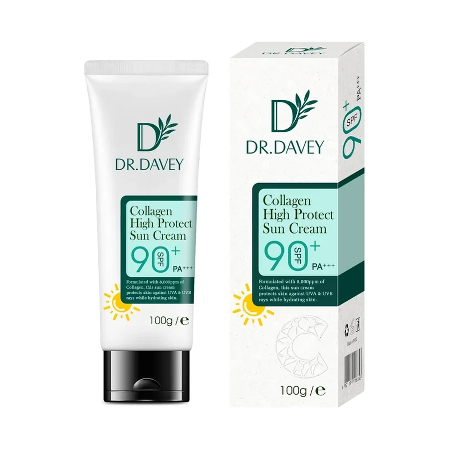 Écran solaire au collagène DR.DAVEY produit de soin personnel 100 g OEM/ODM Dv-6331