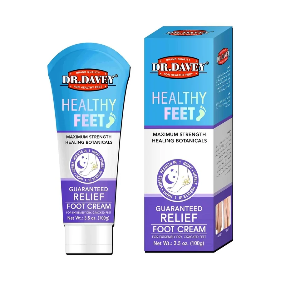 DR.DAVEY Cream Guaranteed Relief Foot Cream model DV-6458 product image for OEM/ODM private label body cream manufacturing