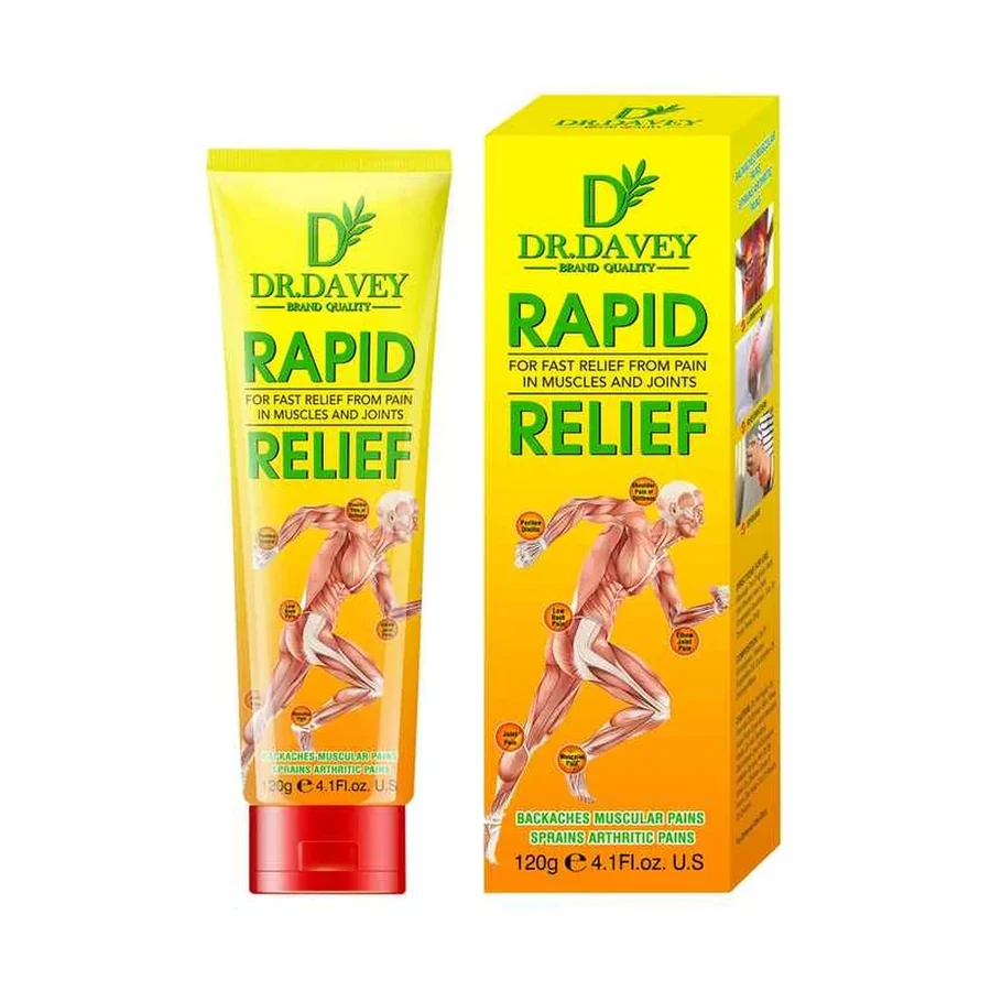 DR.DAVEY Rapid Relief Soreness Cream model DV-6615 product image for OEM/ODM private label body cream manufacturing