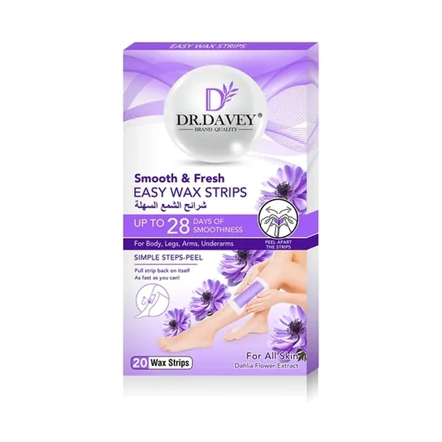 DR.DAVEY Dahlia Hair Remover Wax Strips Personal Care Product OEM/ODM Dv-6812 product image for OEM/ODM private label personal care product manufacturing