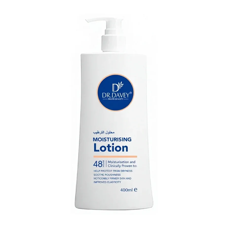 DR DAVEY Dai Wei Moisturizing & Firming Body Lotion with Soothing Benefits and Improving Elasticity Pump Bottle Model DV 6640 white background product
