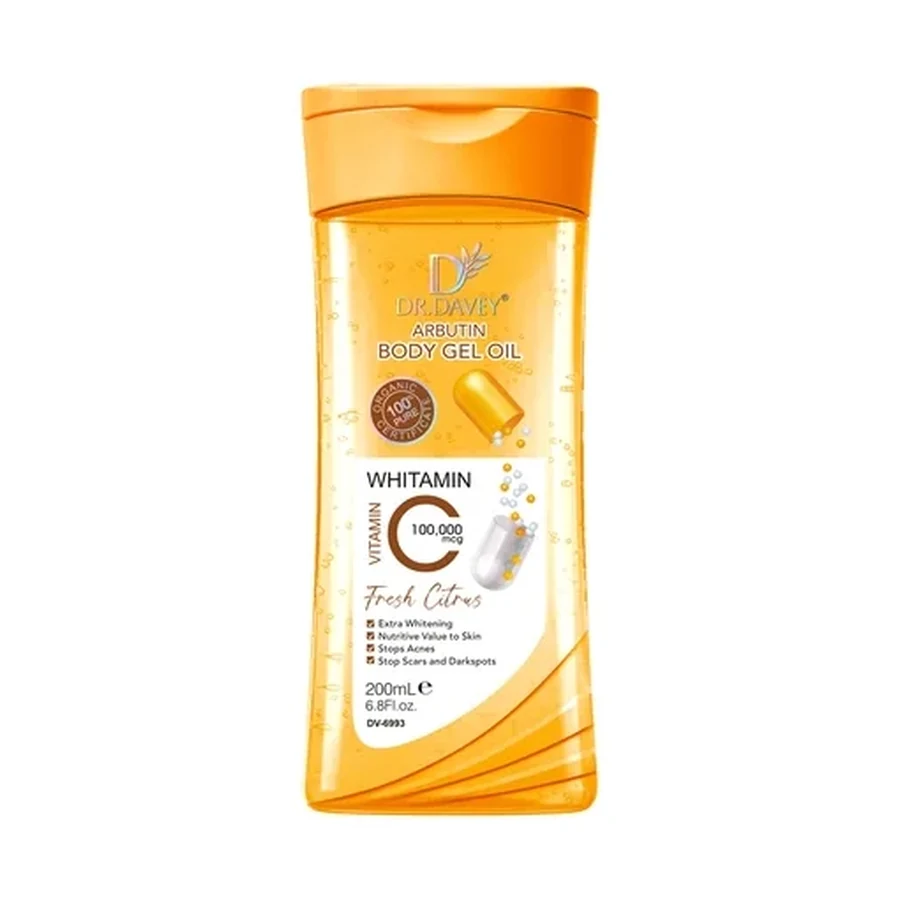 DR.DAVEY Dr.dr.dr.davey Arbutin Gel Body Oil 200 ml OEM/ODM Dv-6993 product image for OEM/ODM private label body oil manufacturing