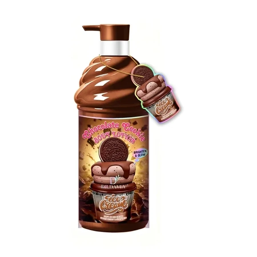 DR.DAVEY Dr.dr.dr.davey Chocolate Cookie Body Lotion 500 ml OEM/ODM Dv-7017 product image for OEM/ODM private label body lotion manufacturing